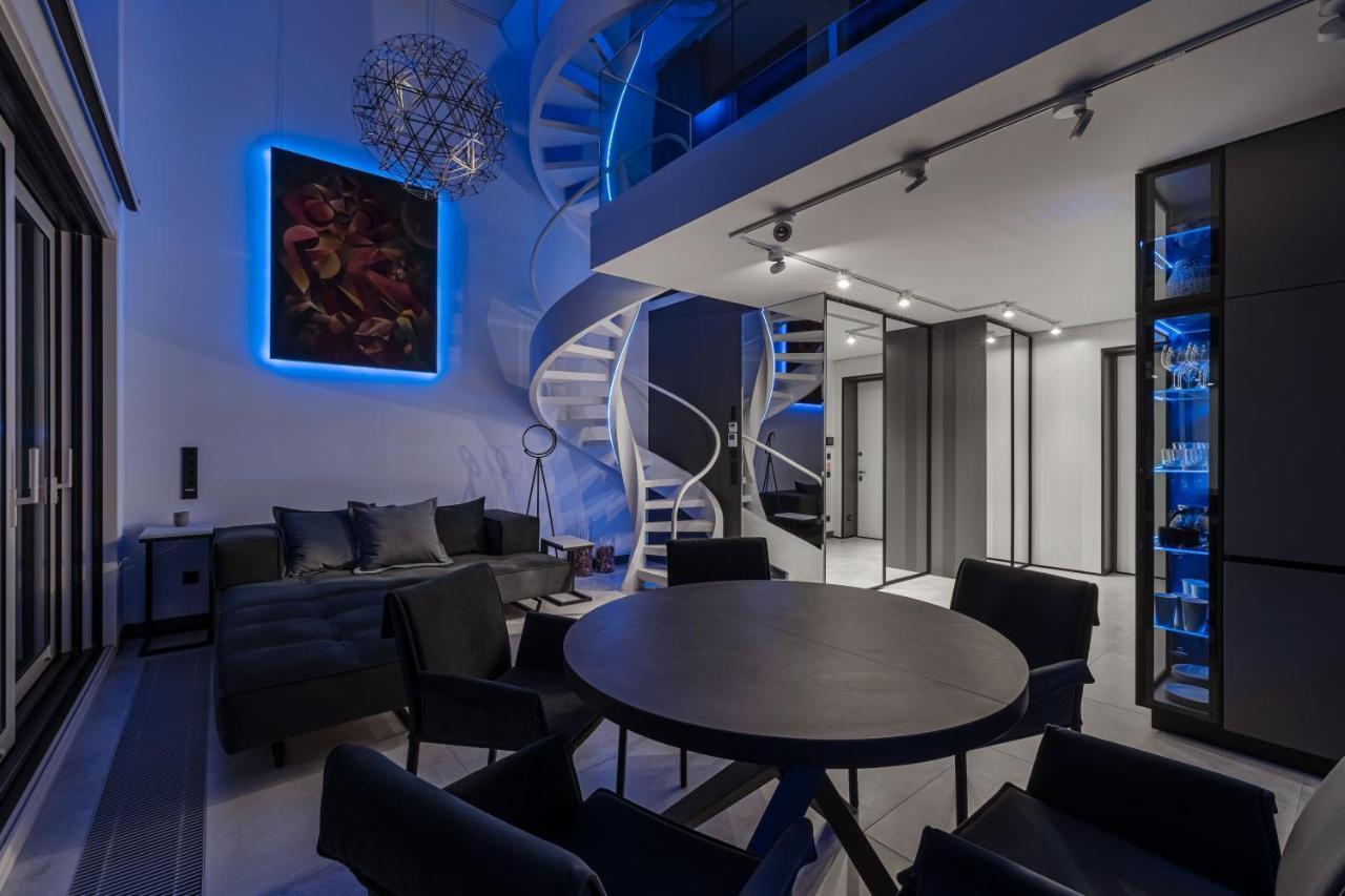Ferienwohnung The Penthouse Kiew Exterior foto